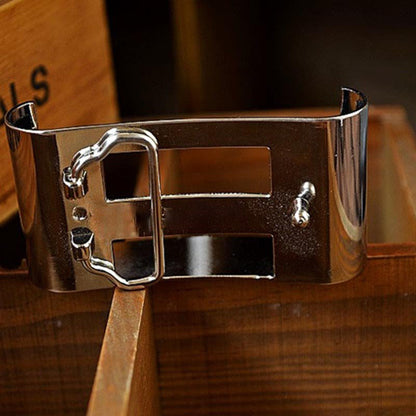 Fashion Punk Creative Belt Buckle With 3oz Flask - Texas