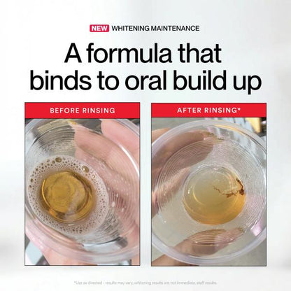 Stain Whitening Mouthwash for White Teeth, Freshens Breath with Essential Oils-JY