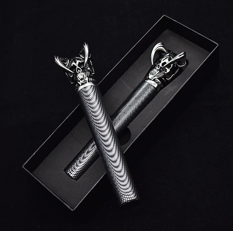 🔥LAST DAY 70% OFF🔥Damascus Steel Ghost Head Knife