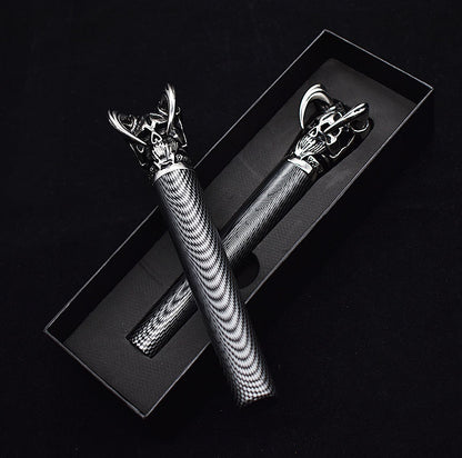 🔥LAST DAY 70% OFF🔥Damascus Steel Ghost Head Knife