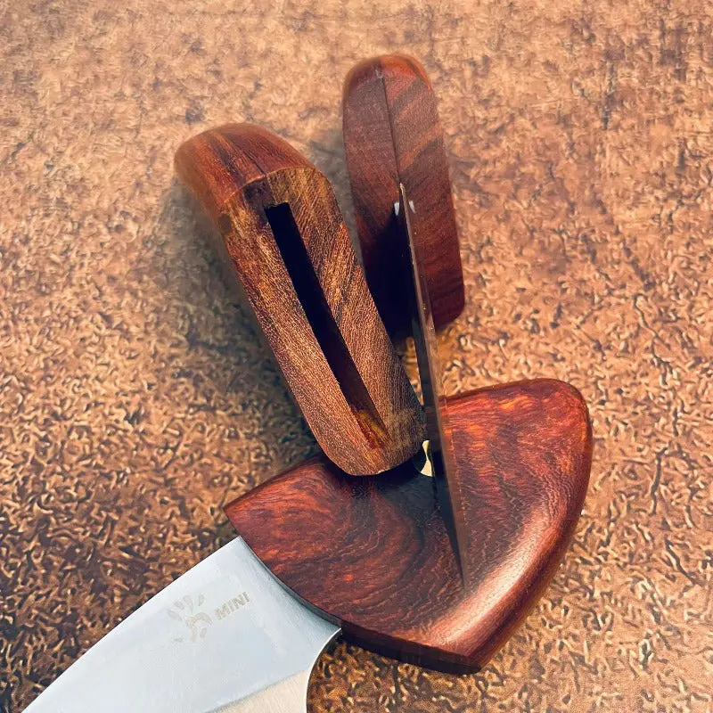 🔥LAST DAY 70% OFF🔥 Wooden Fish Mini EDC Camping Knife Pocket Knife