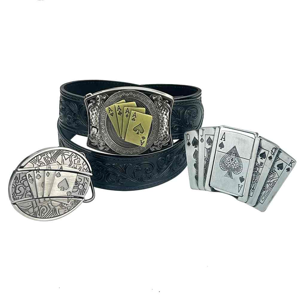🔥LAST DAY 50% OFF🔥Western Fashion Genuine Leather Belt Poker Utility Belt Set