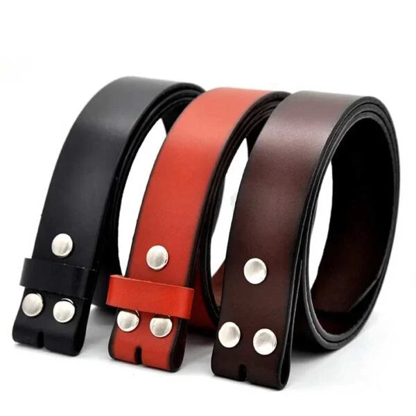 Fashion Punk Genuine Leather Belt With Knife - Double Gun