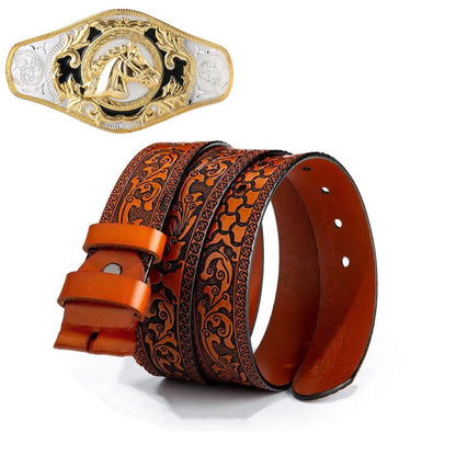 Western Style Fashion Creative Belt Buckle - Horse
