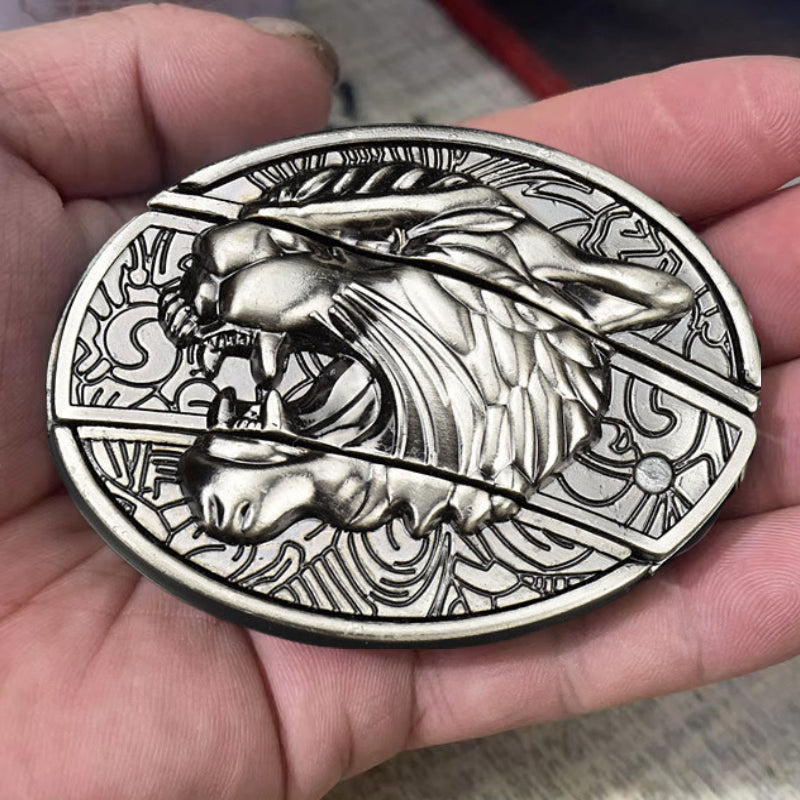 🔥New Arrival 50% OFF🔥Fashion Punk Genuine Leather Belt With Knife