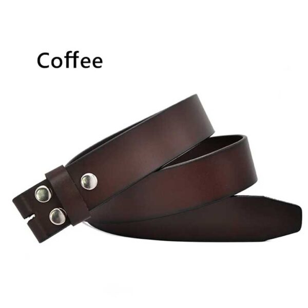 (New Arrival) Fashion Punk Genuine Leather Belt With Knife - Bison