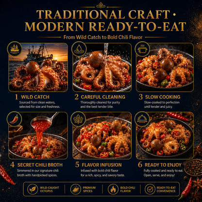 Spicy Wild-Caught Octopus Snack