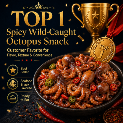 Spicy Wild-Caught Octopus Snack