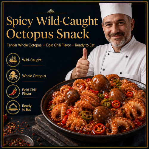Spicy Wild-Caught Octopus Snack