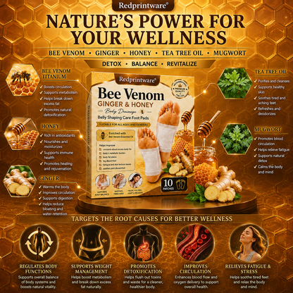 Redprintware® Bee Venom Ginger & Honey Care Foot Pads - Alin