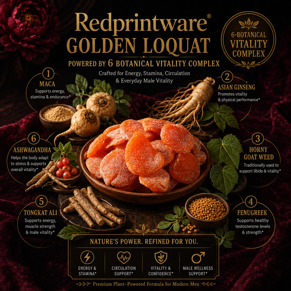 Redprintware® Premium Golden Loquat
