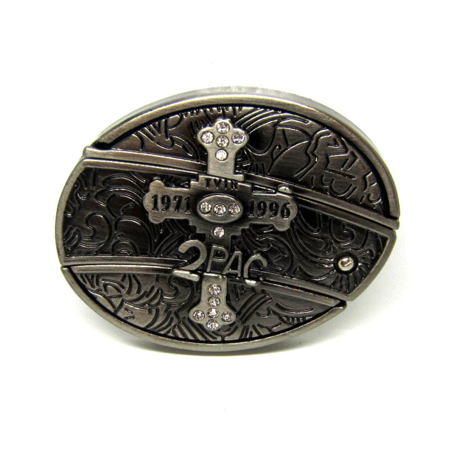 Fashion Punk Men's Creative Belt Buckle With Knife - Small Cross