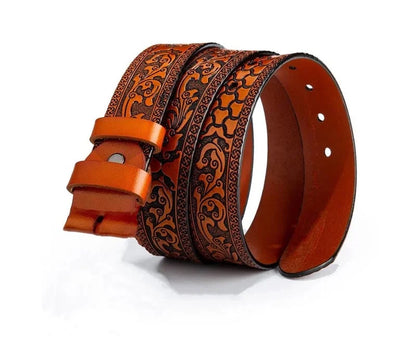 🔥LAST DAY 50% OFF🔥Fashion Punk Men's Genuine Leather Belt With Knife