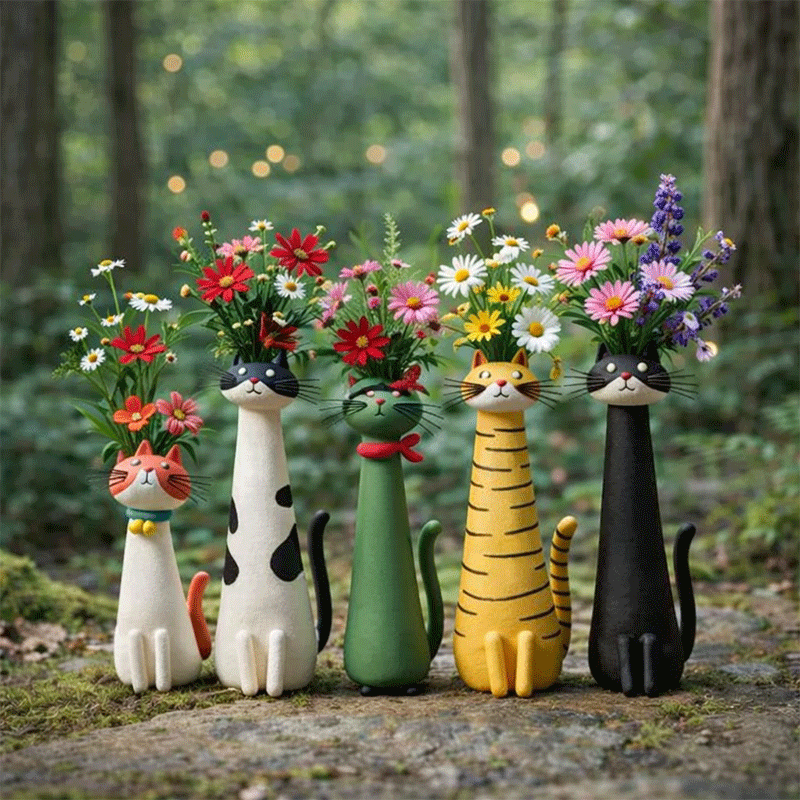 😻2026 Mother's Day Gifts 50% Off--💖🎁Quirky Cat Vase