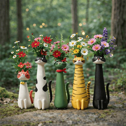 😻2026 Mother's Day Gifts 50% Off--💖🎁Quirky Cat Vase