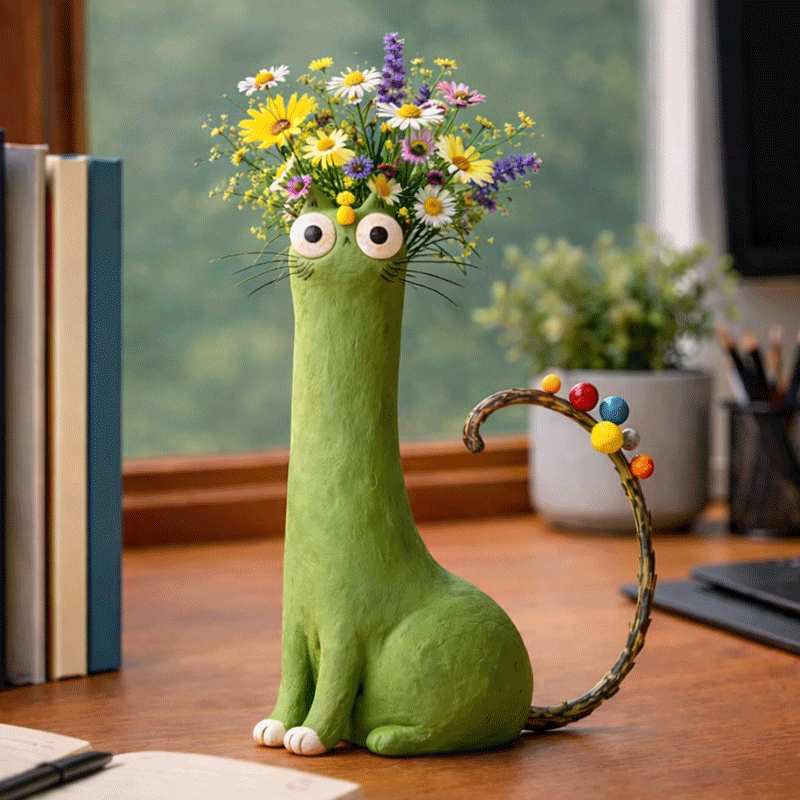 😻😻2026 Mother's Day Gifts 50% Off--💖🎁Quirky Cat Vase