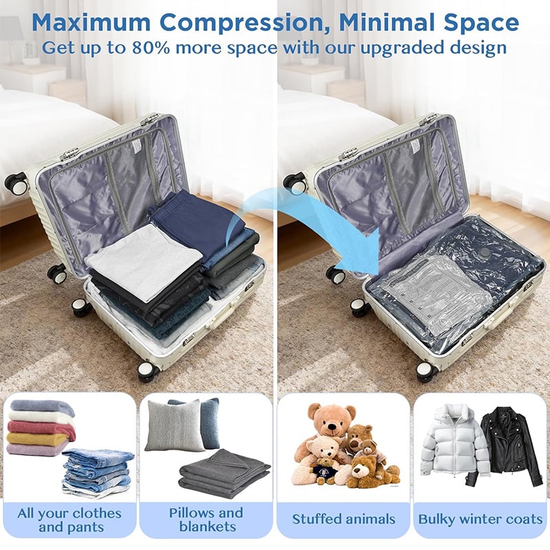 🔥Hot Sale🔥Cordless Travel Vacuum Bag Set