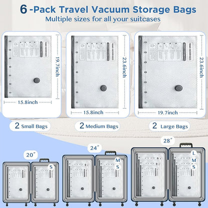 🔥Hot Sale🔥Cordless Travel Vacuum Bag Set