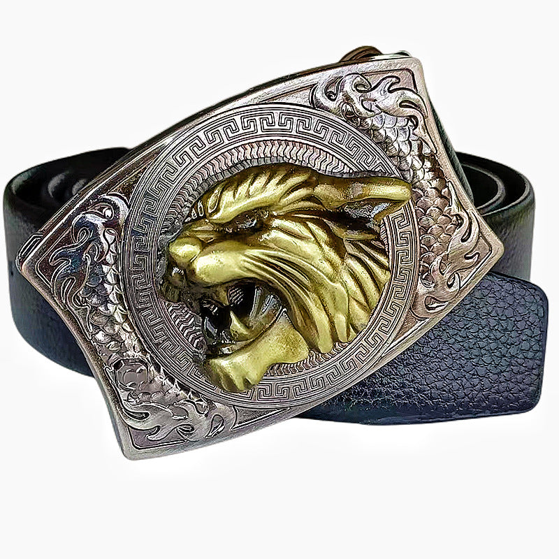 🔥LAST DAY 50% OFF🔥Western Fashion Genuine Leather Belt With Knife