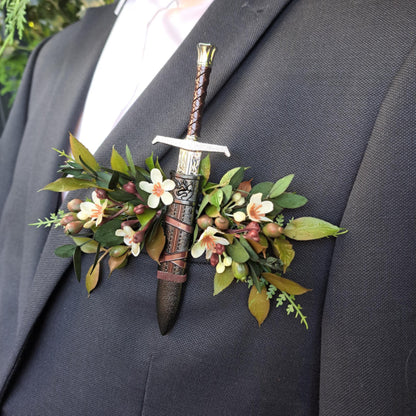 Floral Medieval Fantasy Pocket Boutonniere