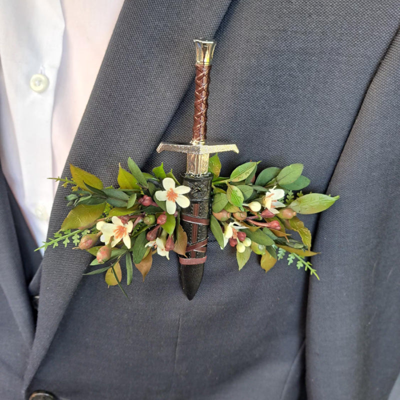 Floral Medieval Fantasy Pocket Boutonniere