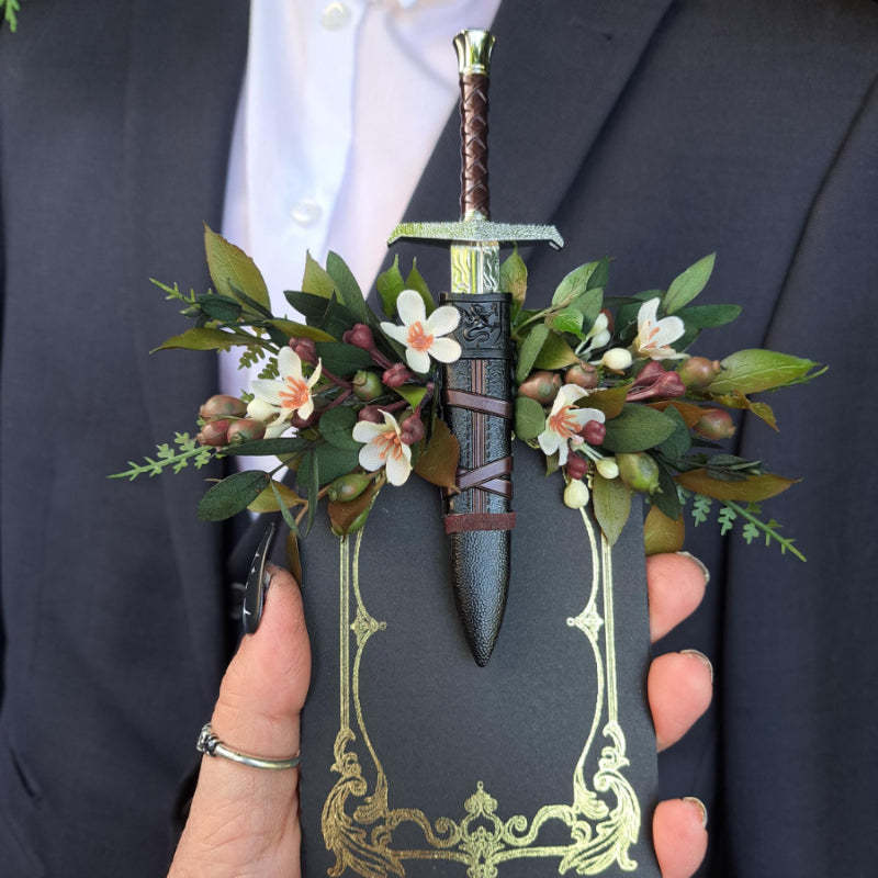 Floral Medieval Fantasy Pocket Boutonniere