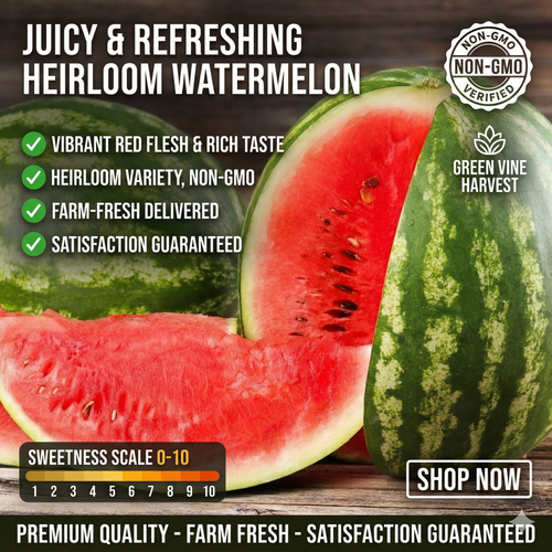 🍉Ultimate Sweet Watermelon Seeds - Easy to Grow Heirloom Variety for Home Gardens🌱-LGZ
