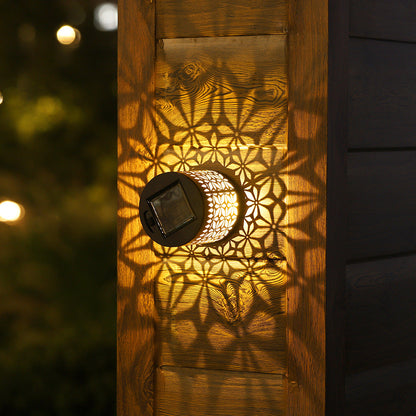 Mandala Outdoor Solar Wall Lights