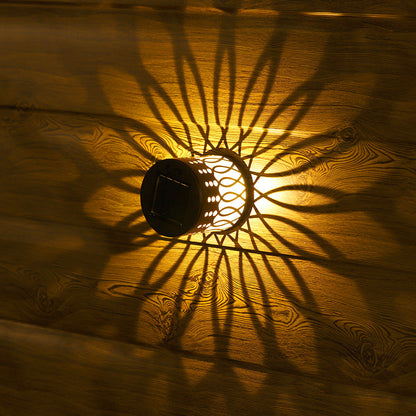 Mandala Outdoor Solar Wall Lights