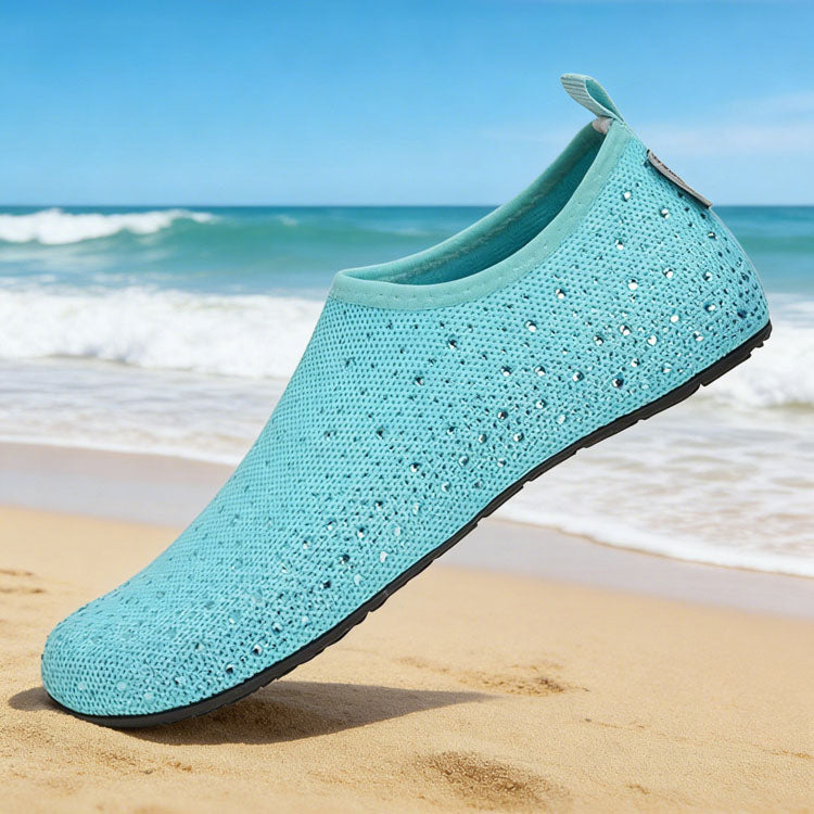 Womens Barefoot Water Shoes | Bling Thin Sole Shoes