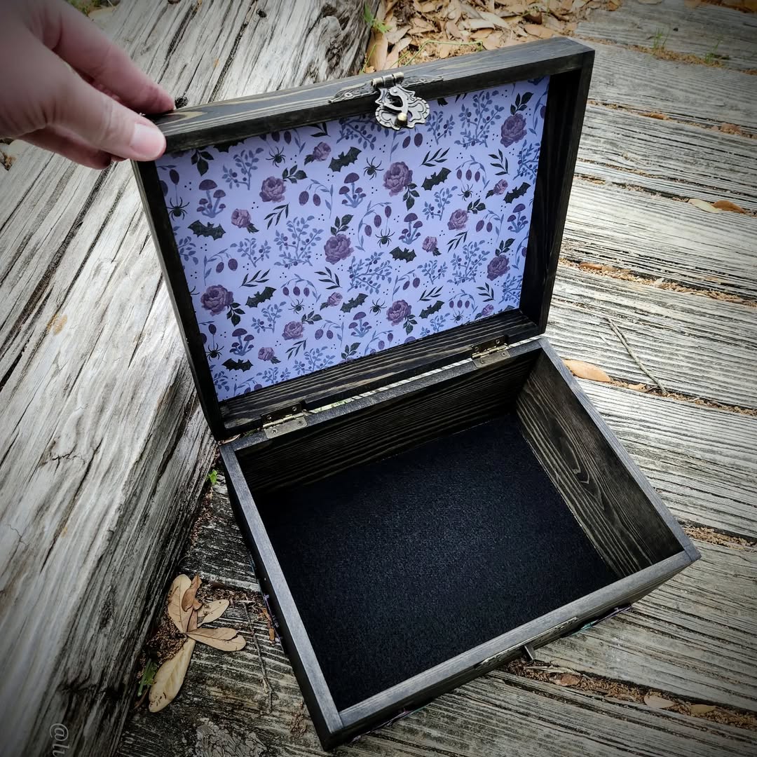 Mushroom & Forest Hidden Key Box