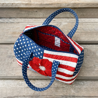 Jimmy Crafts - Handamde Quilted USA Tote Bag