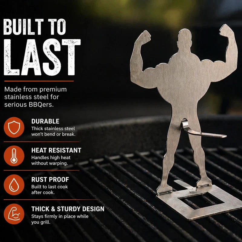 Funny Muscle Grill Guy™ 🍖BBQ Sausage Holder
