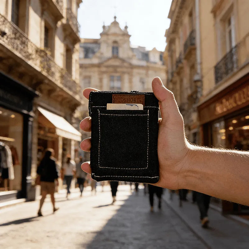 Classic Blue Jeans Denim Wallet