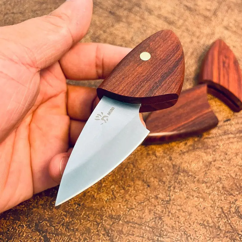 🔥LAST DAY 70% OFF🔥 Wooden Fish Mini EDC Camping Knife Pocket Knife