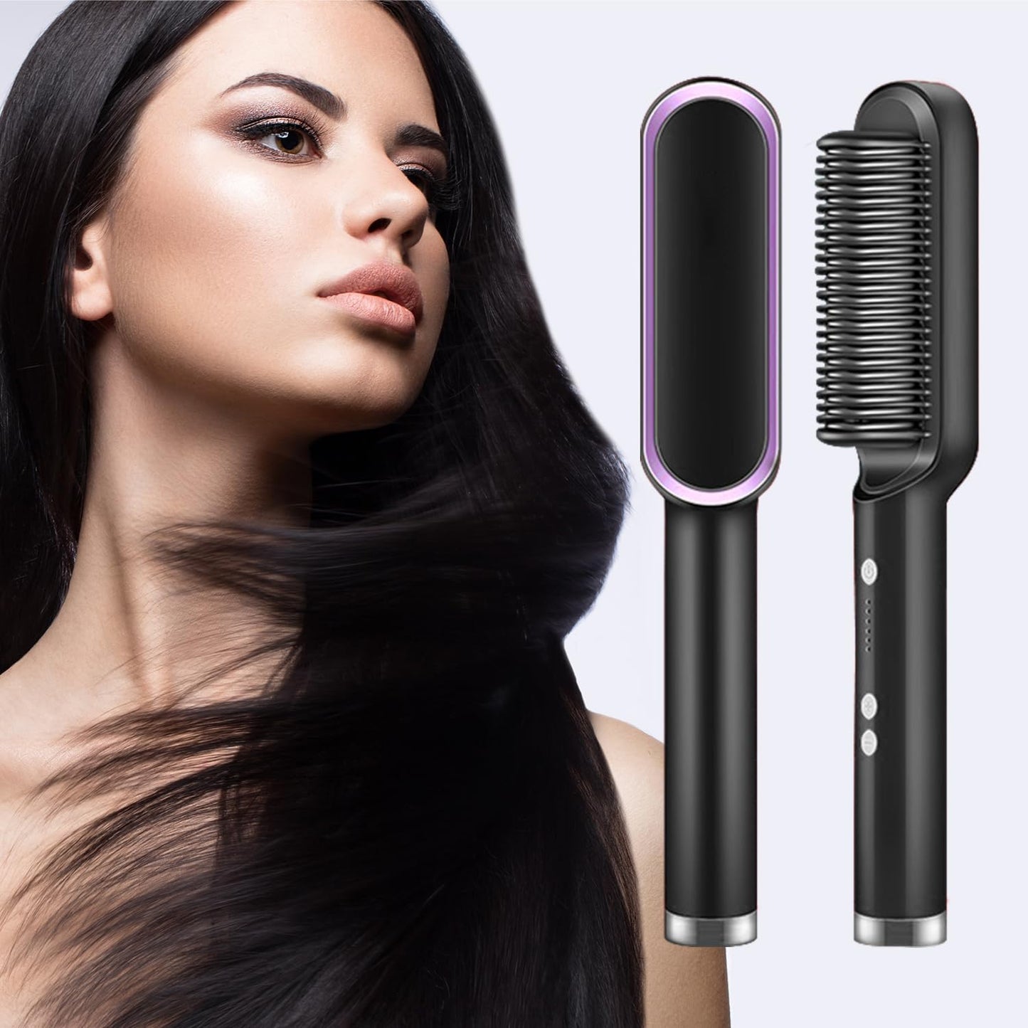 Negative Ion Hair Straightener Styling Comb