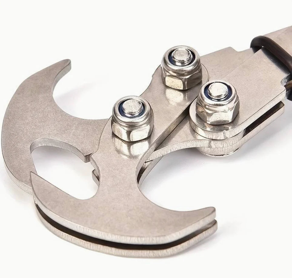 Stainless Steel Outdoor Carabiner Grappling Hook / Gravity Hook