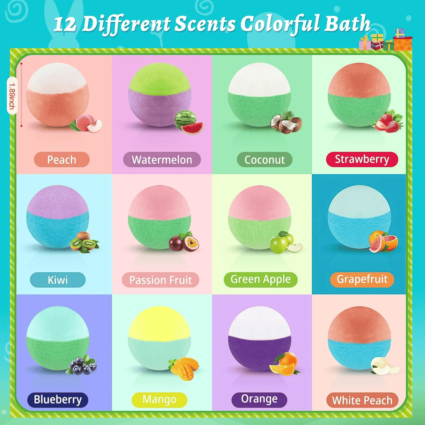 🔥LAST DAY 🛁 Natural Bath Bombs for Kids with Mega Bubbles & Surprise Inside 🥚✨-ZBD