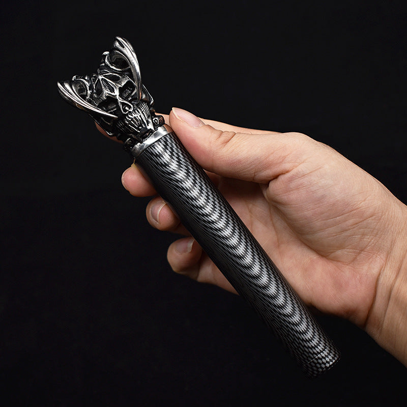 🔥LAST DAY 70% OFF🔥Damascus Steel Ghost Head Knife