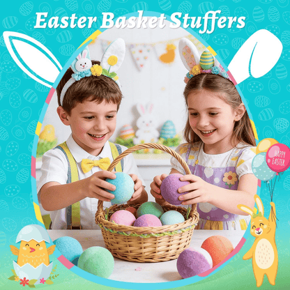 🔥LAST DAY 🛁 Natural Bath Bombs for Kids with Mega Bubbles & Surprise Inside 🥚✨-ZBD