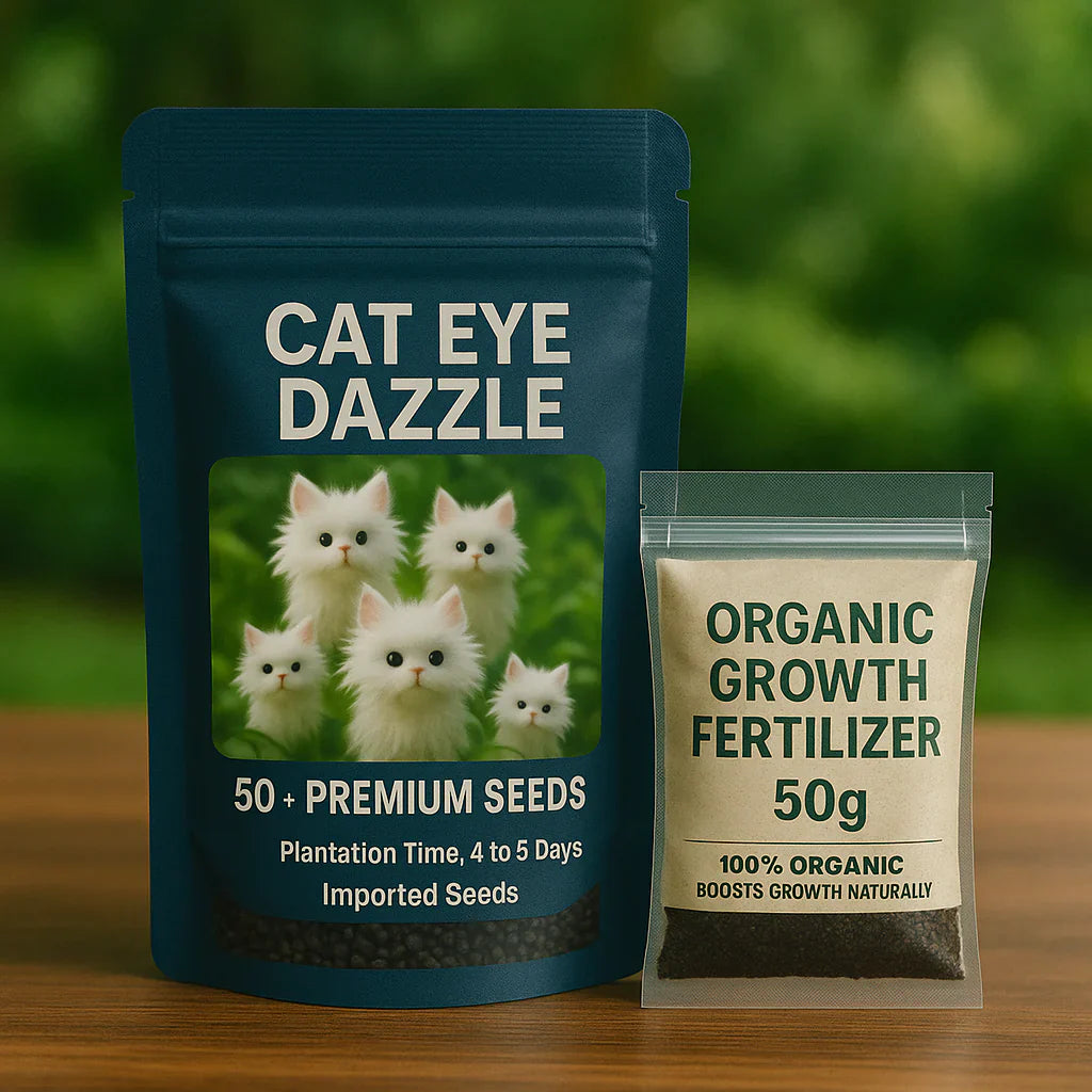 🔥😺 Enjoy your garden! Magical plants! Transparent cat's eye seeds! 🌸✨