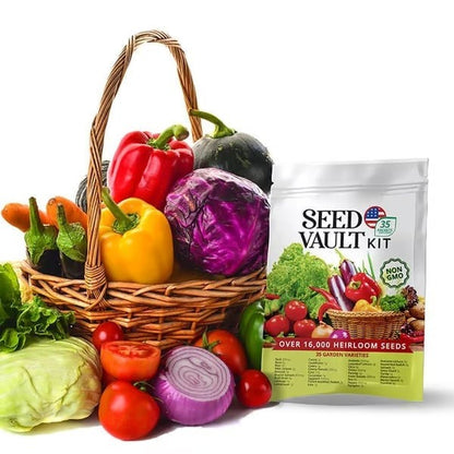 🏆50K+ SOLD LAST WEEK! - 🥦Ultimate Survival Seed Vault |🌿50-Year Shelf Life✨