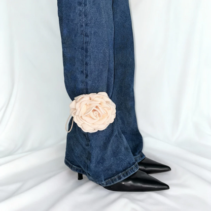 Luxury Handmade Chiffon Bloomette Jeanlet Rose