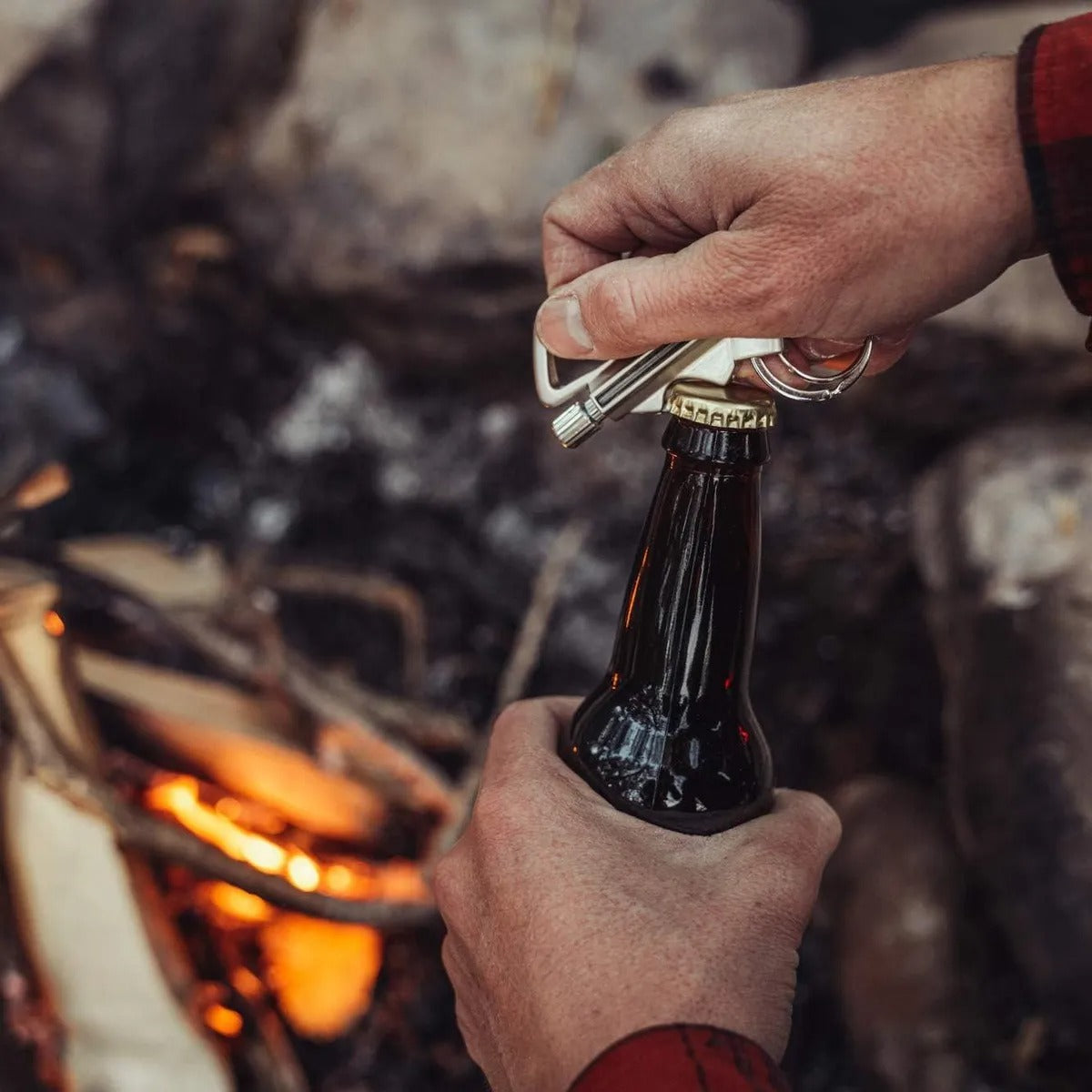 The Infinity Match Bottle Opener Keychain