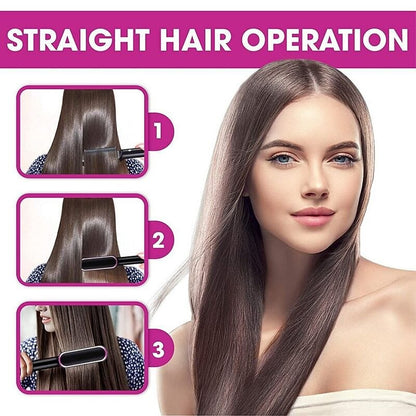 Negative Ion Hair Straightener Styling Comb