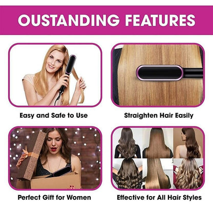 Negative Ion Hair Straightener Styling Comb
