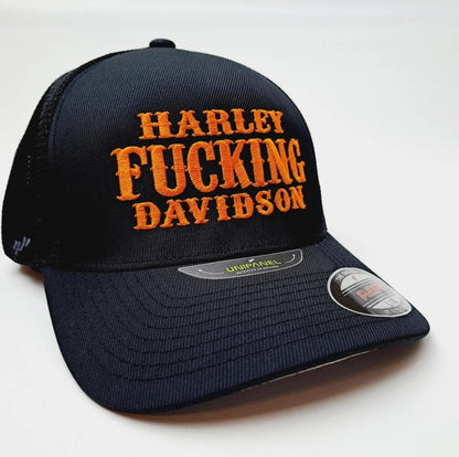 Harley Fucking Davidson Trucker Mesh Snapback Cap